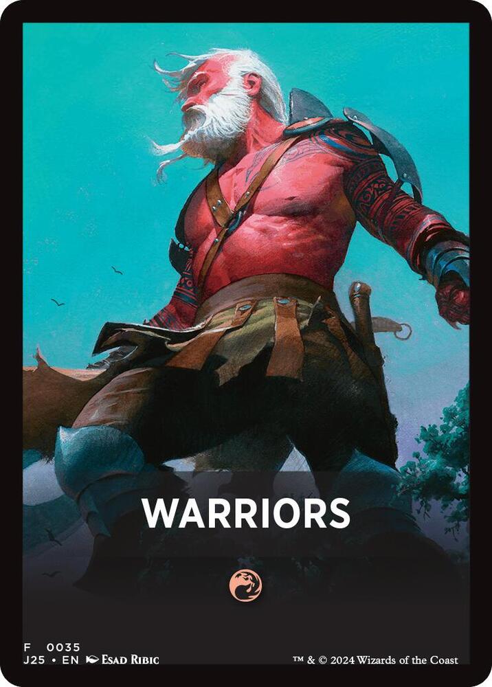 Warriors Theme Card [Foundations Jumpstart Front Cards]
