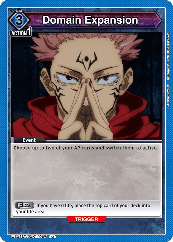 Domain Expansion (UE03ST/JJK-1-067) [UE03ST: Jujutsu Kaisen Starter Deck]