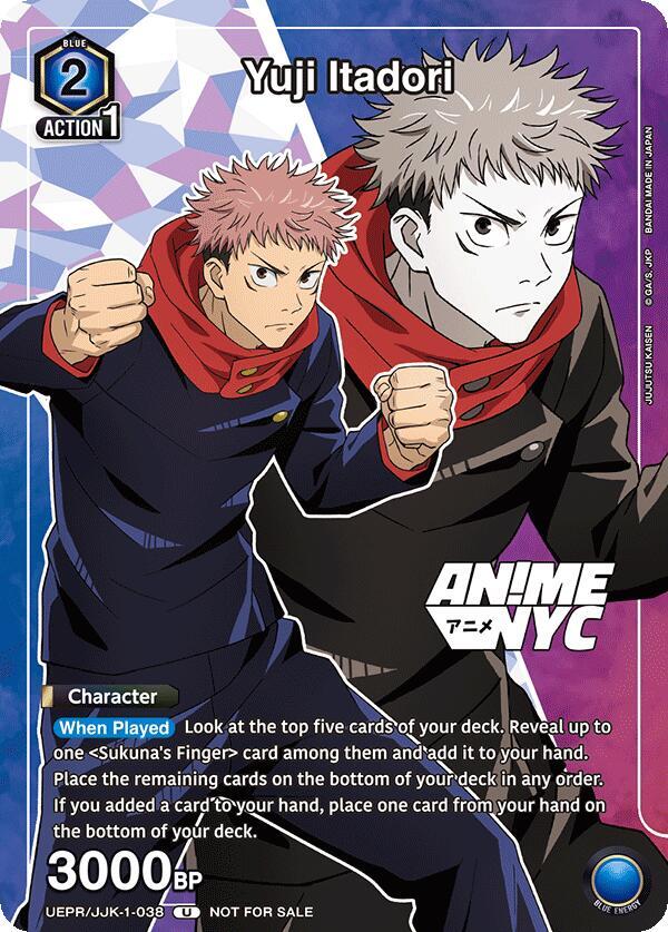 Yuji Itadori (Anime NYC 2024) (UEPR/JJK-1-038) [Union Arena Promotion Cards]