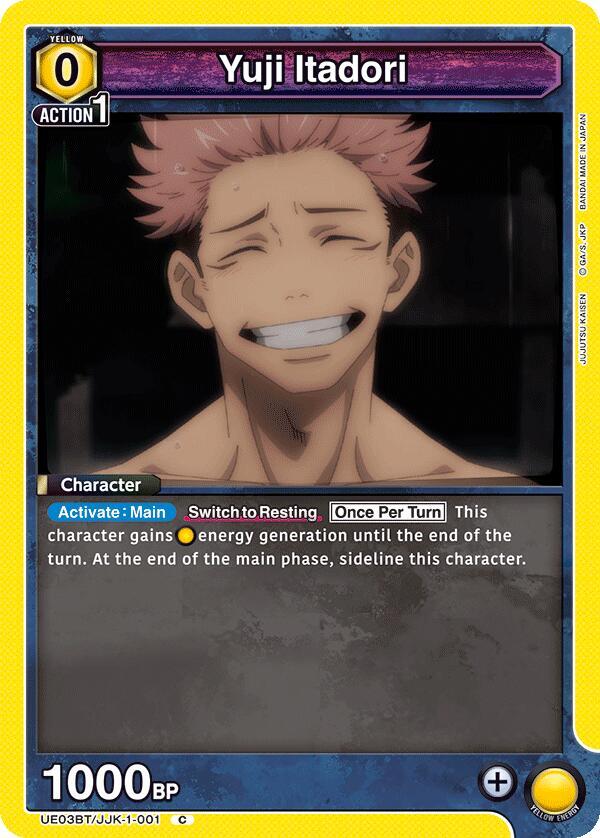 Yuji Itadori (001) (UE03BT/JJK-1-001) [UE03BT: Jujutsu Kaisen]