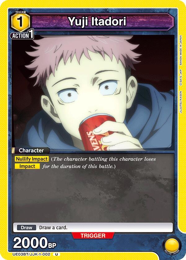 Yuji Itadori (002) (UE03BT/JJK-1-002) [UE03BT: Jujutsu Kaisen]