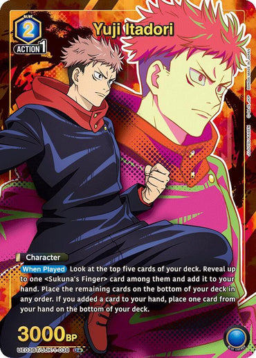 Yuji Itadori (038) (U*) (UE03BT/JJK-1-038) [UE03BT: Jujutsu Kaisen] (English)