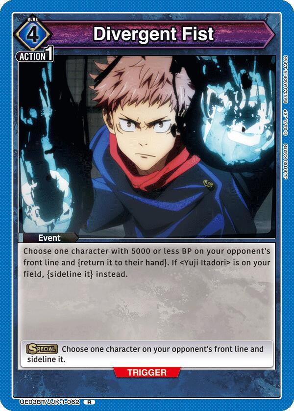 Divergent Fist (UE03BT/JJK-1-062) [UE03BT: Jujutsu Kaisen]