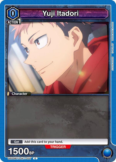 Yuji Itadori (037) (Box Topper Foil) (UE03BT/JJK-1-037) [UE03BT: Jujutsu Kaisen] (English)