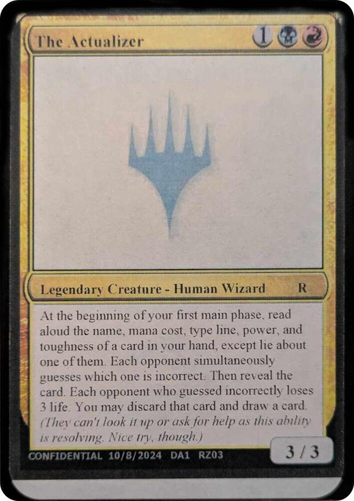 The Actualizer [Mystery Booster 2 Playtest Cards]