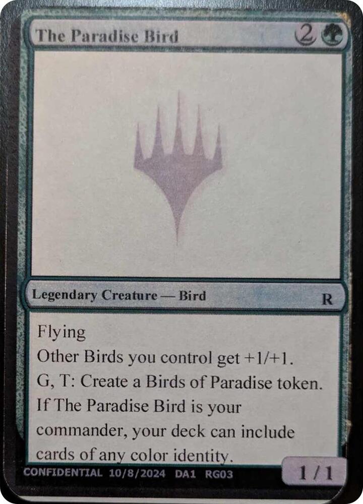 The Paradise Bird [Mystery Booster 2 Playtest Cards]