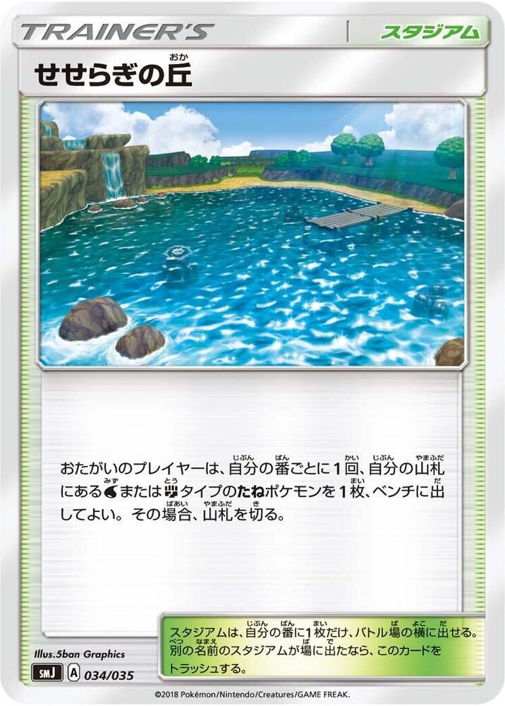 Brooklet Hill (034/035) [smJ: Tag Team GX Premium Trainer Box] (Japanese)