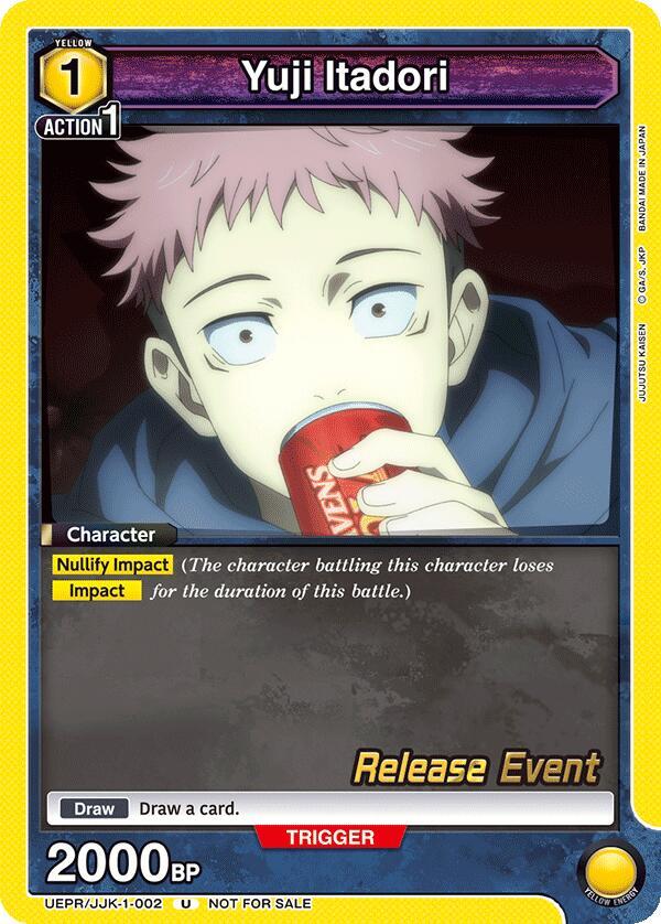 Yuji Itadori (002) (UEPR/JJK-1-002) [UE03BT: Jujutsu Kaisen Release Event Cards]