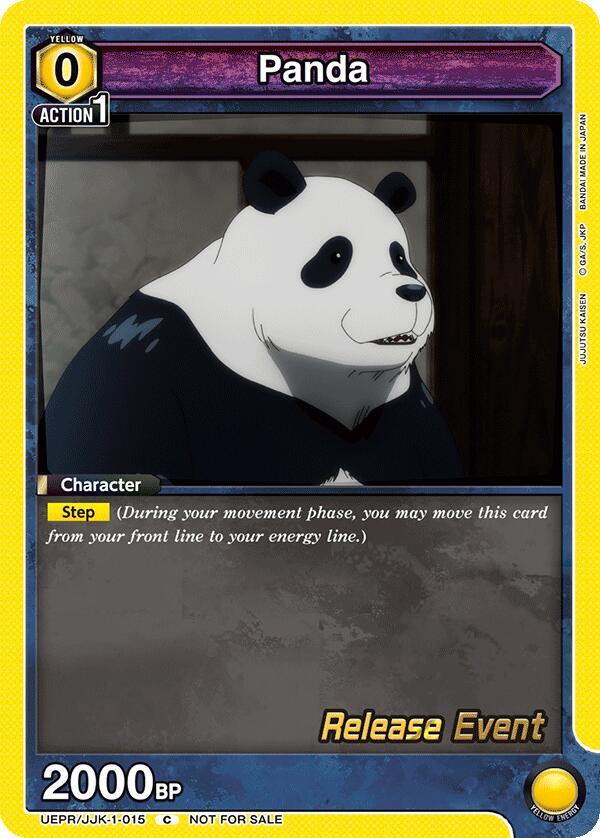 Panda (015) (UEPR/JJK-1-015) [UE03BT: Jujutsu Kaisen Release Event Cards]