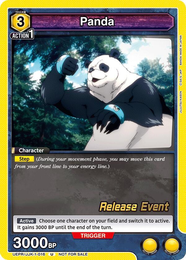 Panda (016) (UEPR/JJK-1-016) [UE03BT: Jujutsu Kaisen Release Event Cards]