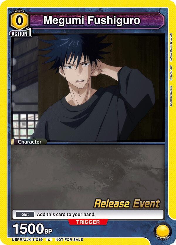Megumi Fushiguro (019) (UEPR/JJK-1-019) [UE03BT: Jujutsu Kaisen Release Event Cards]