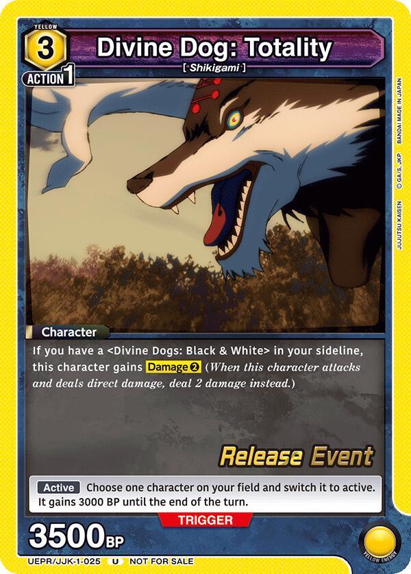 Divine Dog: Totality (UEPR/JJK-1-025) [UE03BT: Jujutsu Kaisen Release Event Cards]