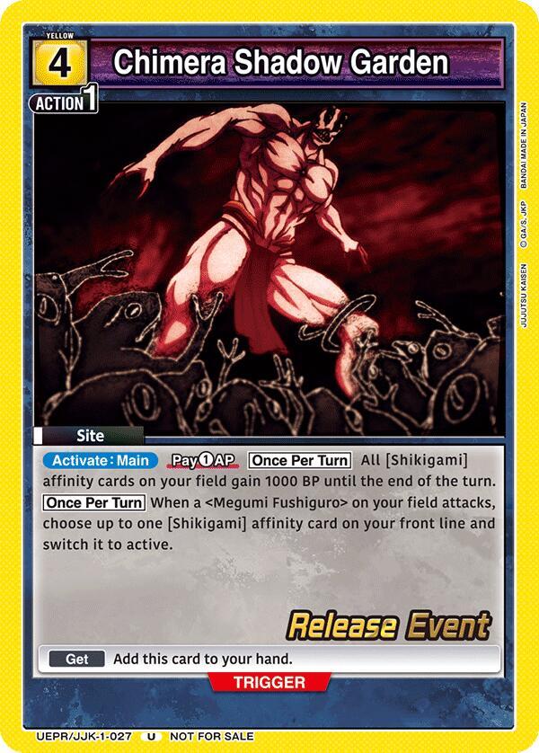 Chimera Shadow Garden (UEPR/JJK-1-027) [UE03BT: Jujutsu Kaisen Release Event Cards]