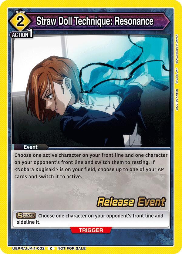 Straw Doll Technique: Resonance (UEPR/JJK-1-032) [UE03BT: Jujutsu Kaisen Release Event Cards]