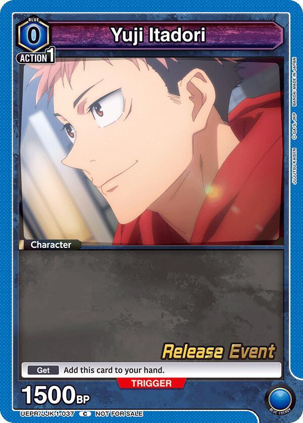 Yuji Itadori (037) (UEPR/JJK-1-037) [UE03BT: Jujutsu Kaisen Release Event Cards]