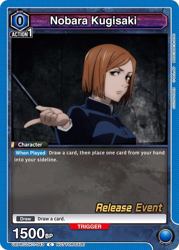 Nobara Kugisaki (043) (UEPR/JJK-1-043) [UE03BT: Jujutsu Kaisen Release Event Cards]