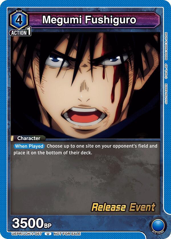 Megumi Fushiguro (057) (UEPR/JJK-1-057) [UE03BT: Jujutsu Kaisen Release Event Cards]