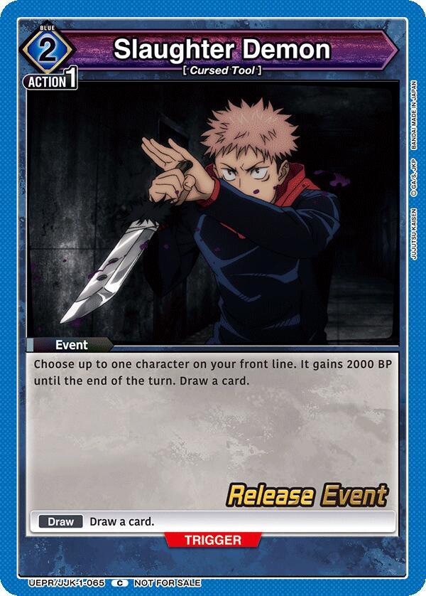 Slaughter Demon (UEPR/JJK-1-065) [UE03BT: Jujutsu Kaisen Release Event Cards]
