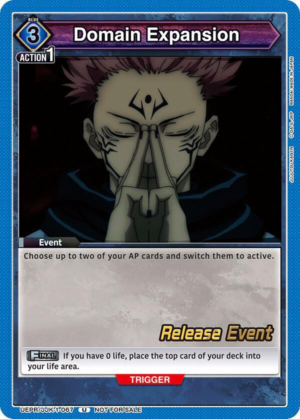 Domain Expansion (067) (UEPR/JJK-1-067) [UE03BT: Jujutsu Kaisen Release Event Cards]