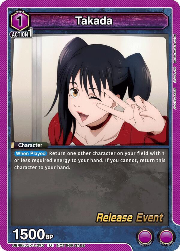 Takada (UEPR/JJK-1-070) [UE03BT: Jujutsu Kaisen Release Event Cards]