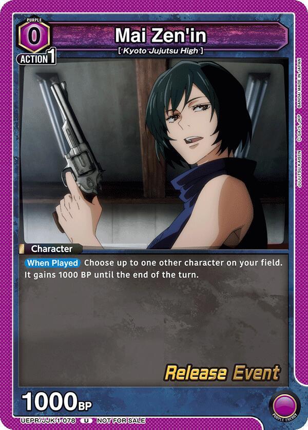 Mai Zen'in (UEPR/JJK-1-078) [UE03BT: Jujutsu Kaisen Release Event Cards]