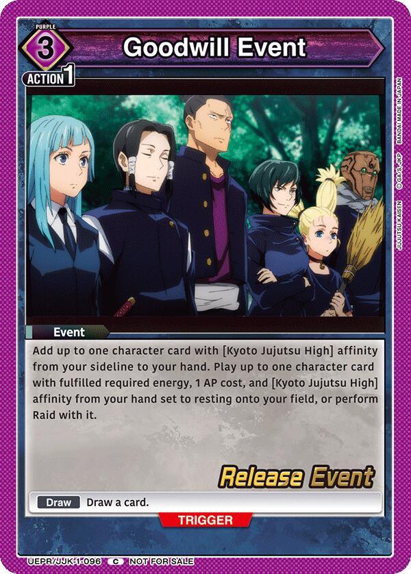 Goodwill Event (UEPR/JJK-1-096) [UE03BT: Jujutsu Kaisen Release Event Cards]
