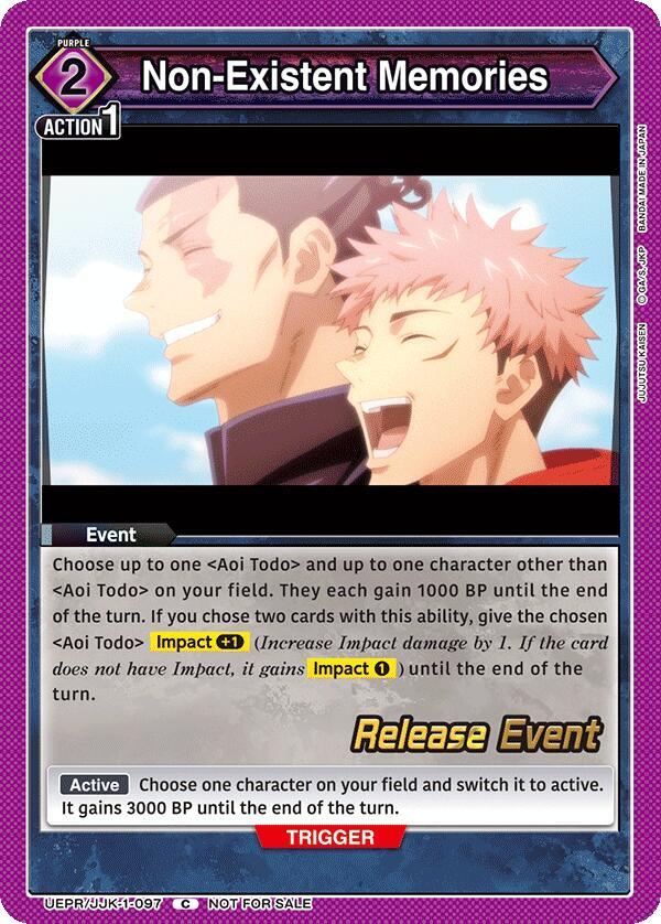 Non-Existent Memories (UEPR/JJK-1-097) [UE03BT: Jujutsu Kaisen Release Event Cards]