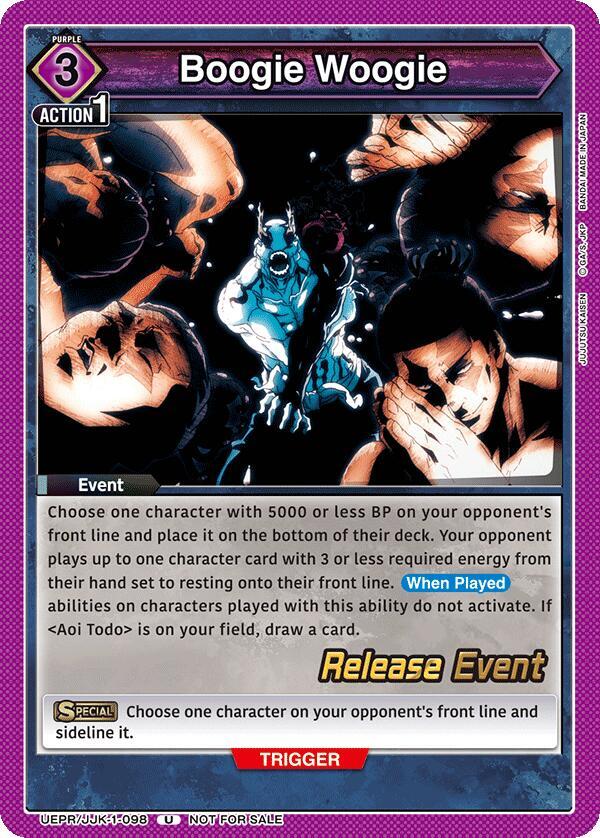 Boogie Woogie (UEPR/JJK-1-098) [UE03BT: Jujutsu Kaisen Release Event Cards]