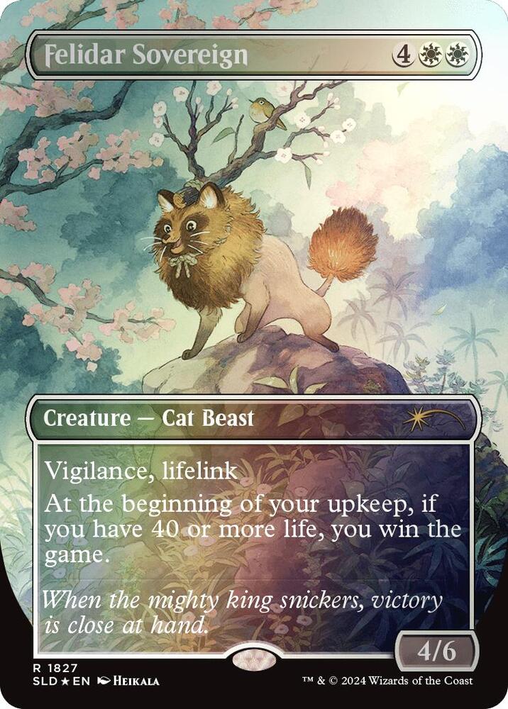 Felidar Sovereign (1827) (Rainbow Foil) [Secret Lair Drop Series]