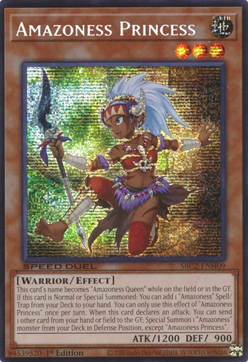 Amazoness Princess (PSR) [SBC2-ENH09] Prismatic Secret Rare