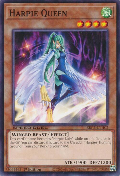 Harpie Queen [SBC2-ENH03] Common