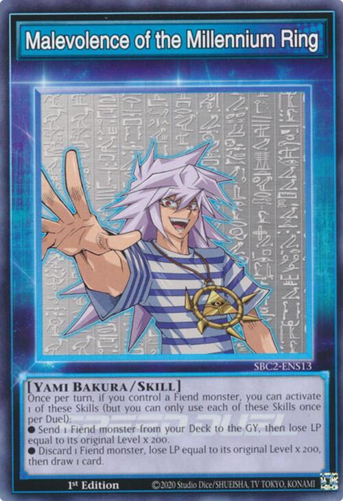 Malevolence of the Millennium Ring [SBC2-ENS13] Common