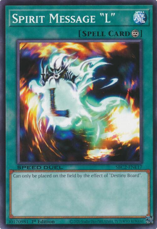Spirit Message "L" [SBC2-ENE17] Common