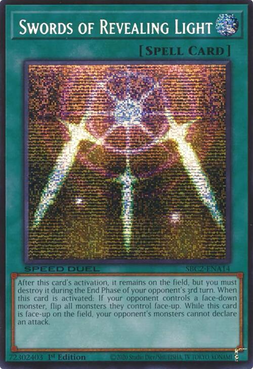Swords of Revealing Light (PSR) [SBC2-ENA14] Prismatic Secret Rare