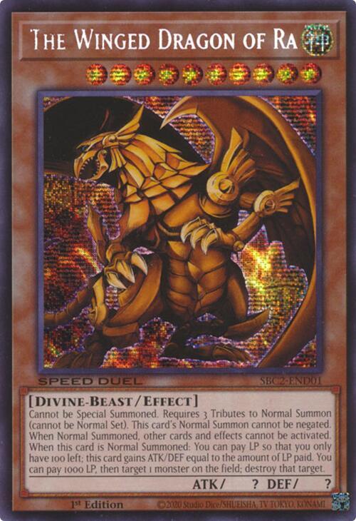 The Winged Dragon of Ra [SBC2-END01] Prismatic Secret Rare