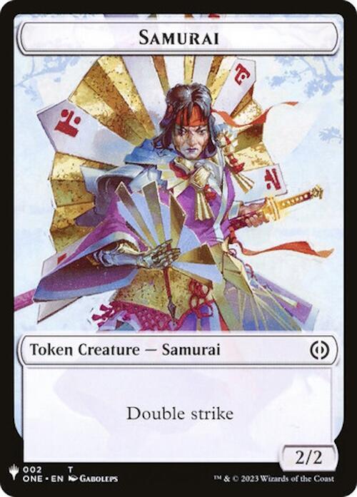Samurai // Clue Double-Sided Token [The List]