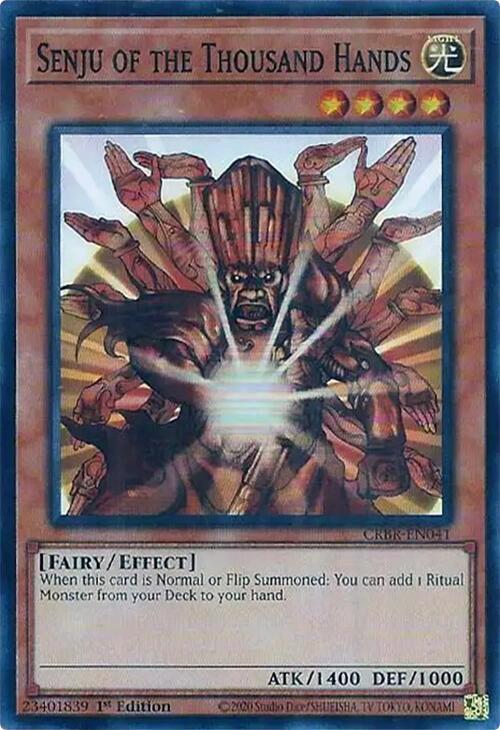 Senju of the Thousand Hands (SR) [CRBR-EN041] Super Rare