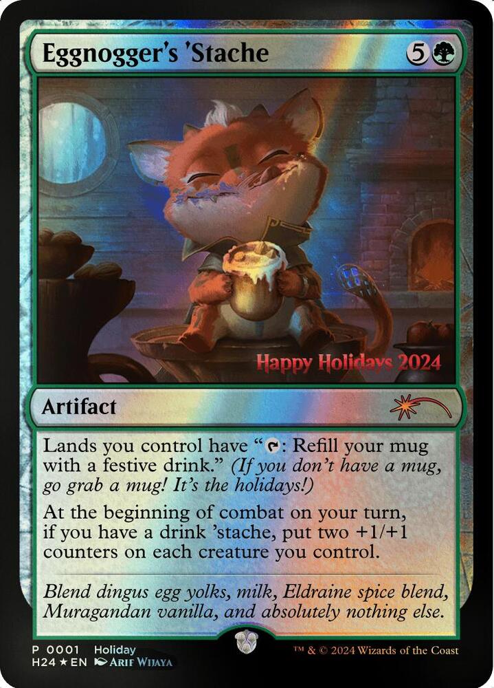 Eggnogger's 'Stache [Happy Holidays]