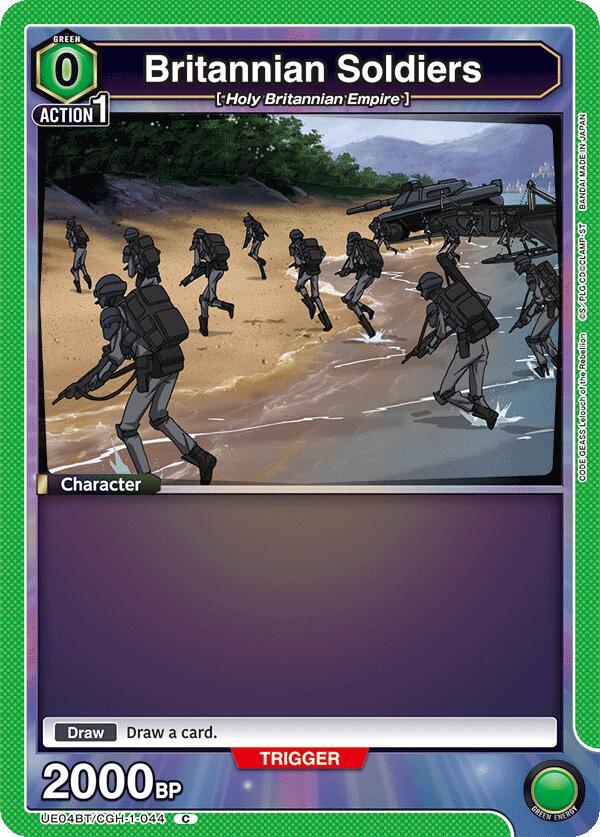 Britannian Soldiers (UE04BT/CGH-1-044) [UE04BT: Code Geass: Lelouch of the Rebellion] (English)