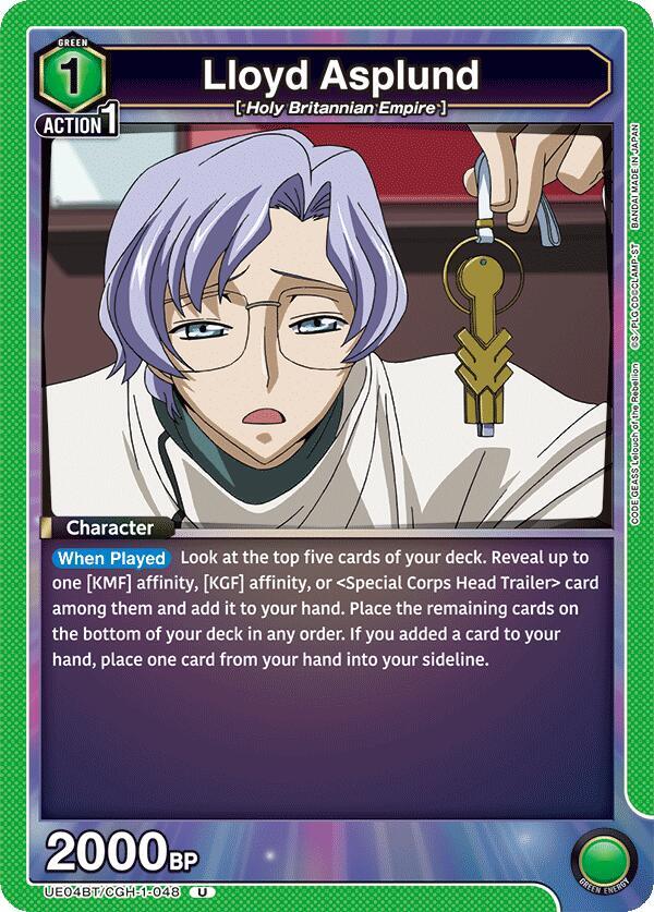 Lloyd Asplund (UE04BT/CGH-1-048) [UE04BT: CODE GEASS: Lelouch of the Rebellion]