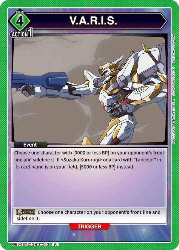 V.A.R.I.S. (UE04BT/CGH-1-063) [UE04BT: CODE GEASS: Lelouch of the Rebellion]