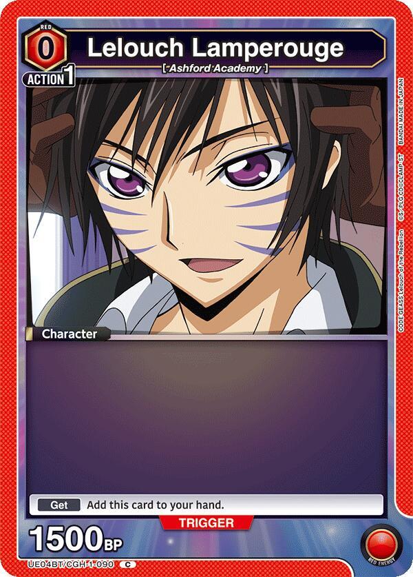 Lelouch Lamperouge (090) (UE04BT/CGH-1-090) [UE04BT: CODE GEASS: Lelouch of the Rebellion]
