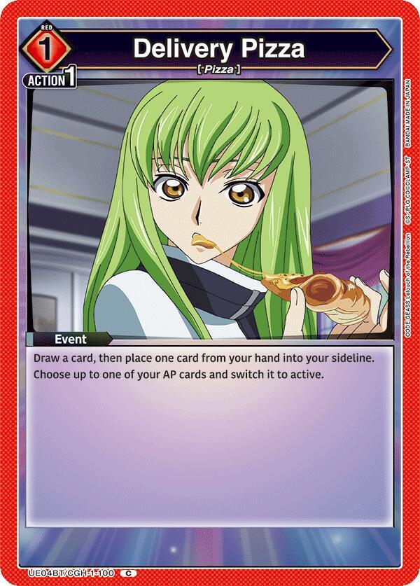 Delivery Pizza (UE04BT/CGH-1-100) [UE04BT: CODE GEASS: Lelouch of the Rebellion]
