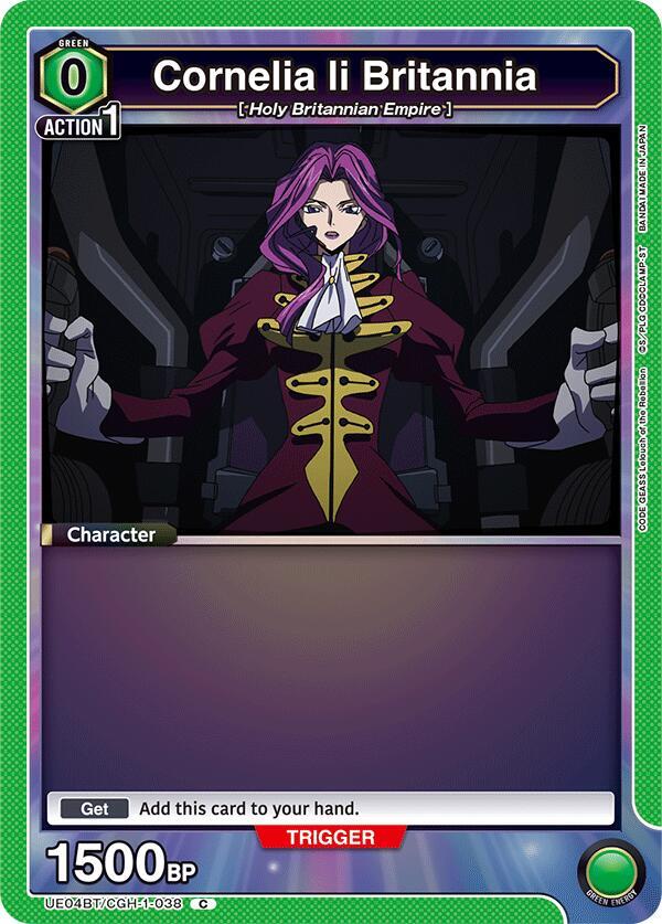Cornelia li Britannia (038) (Box Topper Foil) (UE04BT/CGH-1-038) [UE04BT: CODE GEASS: Lelouch of the Rebellion]