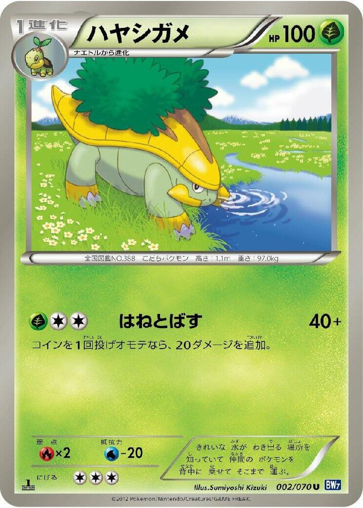 Grotle (002/070) [BW7: Plasma Gale] (Japanese)