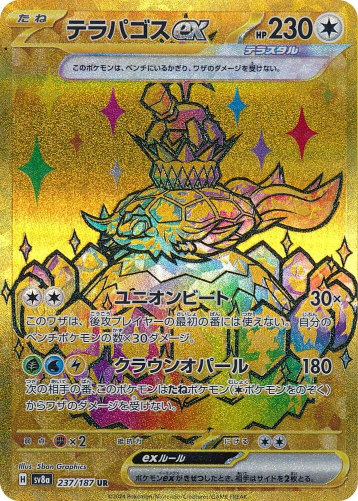 Terapagos ex - 237/187 (237/187) [SV8a: Terastal Fest ex] (Japanese)