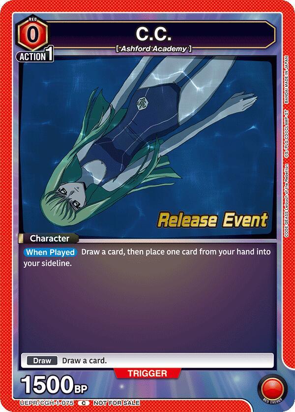 C.C. (075) (UEPR/CGH-1-075) [UE04BT: CODE GEASS: Lelouch of the Rebellion Release Event Cards]