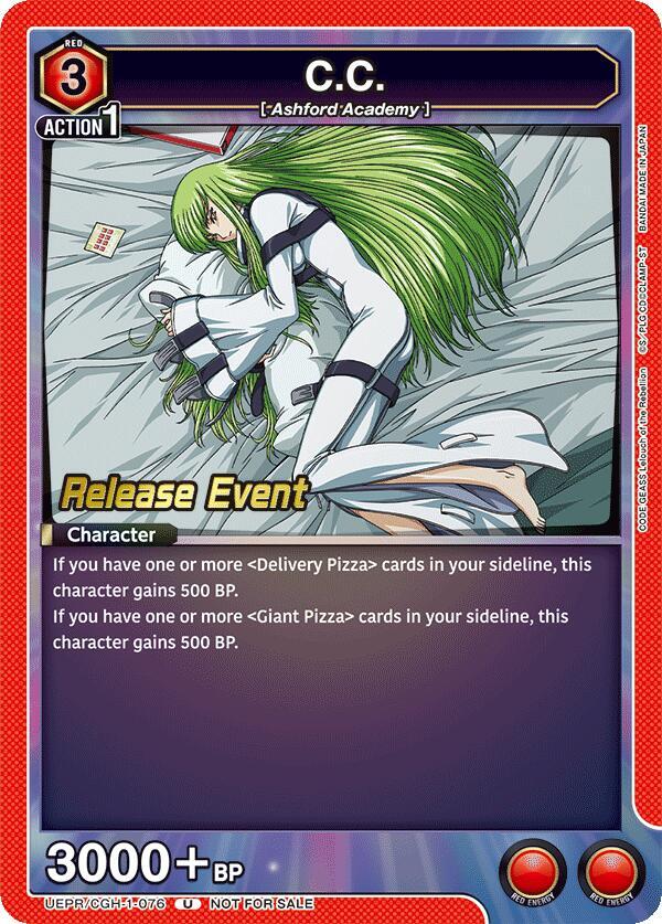 C.C. (076) (UEPR/CGH-1-076) [UE04BT: CODE GEASS: Lelouch of the Rebellion Release Event Cards]