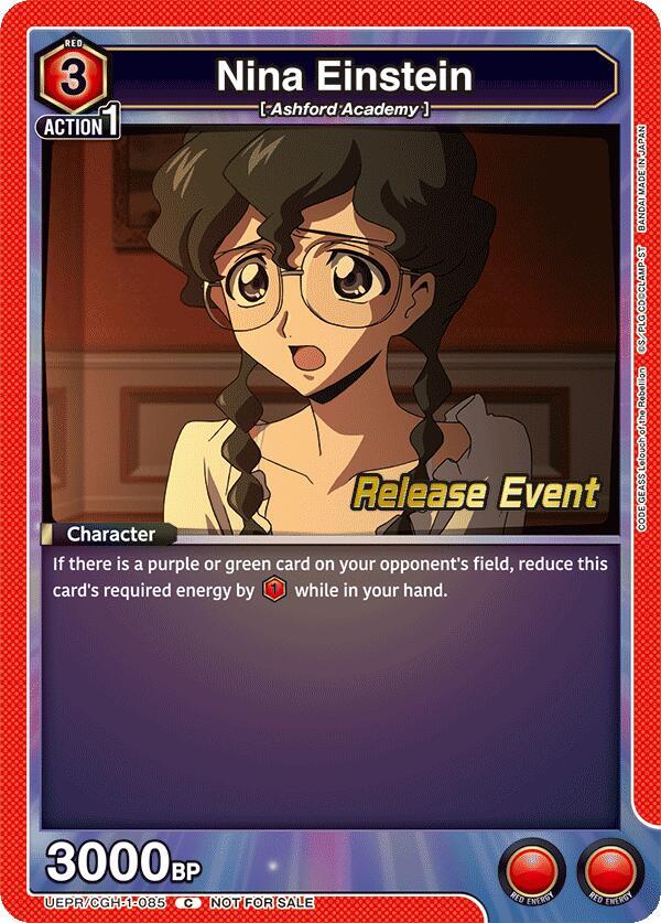 Nina Einstein (UEPR/CGH-1-085) [UE04BT: CODE GEASS: Lelouch of the Rebellion Release Event Cards]