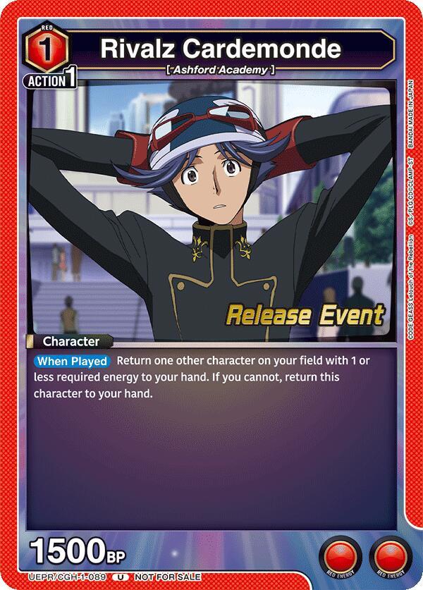 Rivalz Cardemonde (UEPR/CGH-1-089) [UE04BT: CODE GEASS: Lelouch of the Rebellion Release Event Cards]